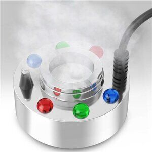 High Power Mist Maker, 1500ML/H Large Volume Mist Fogger with 6 LED Light Fog